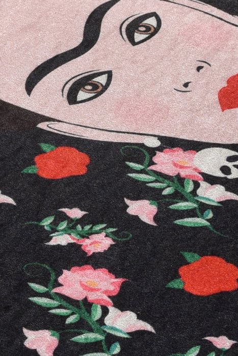 Mijölnir Frida - Black Juego de alfombras de baño Mijölnir Frida - Black Juego de alfombras de baño